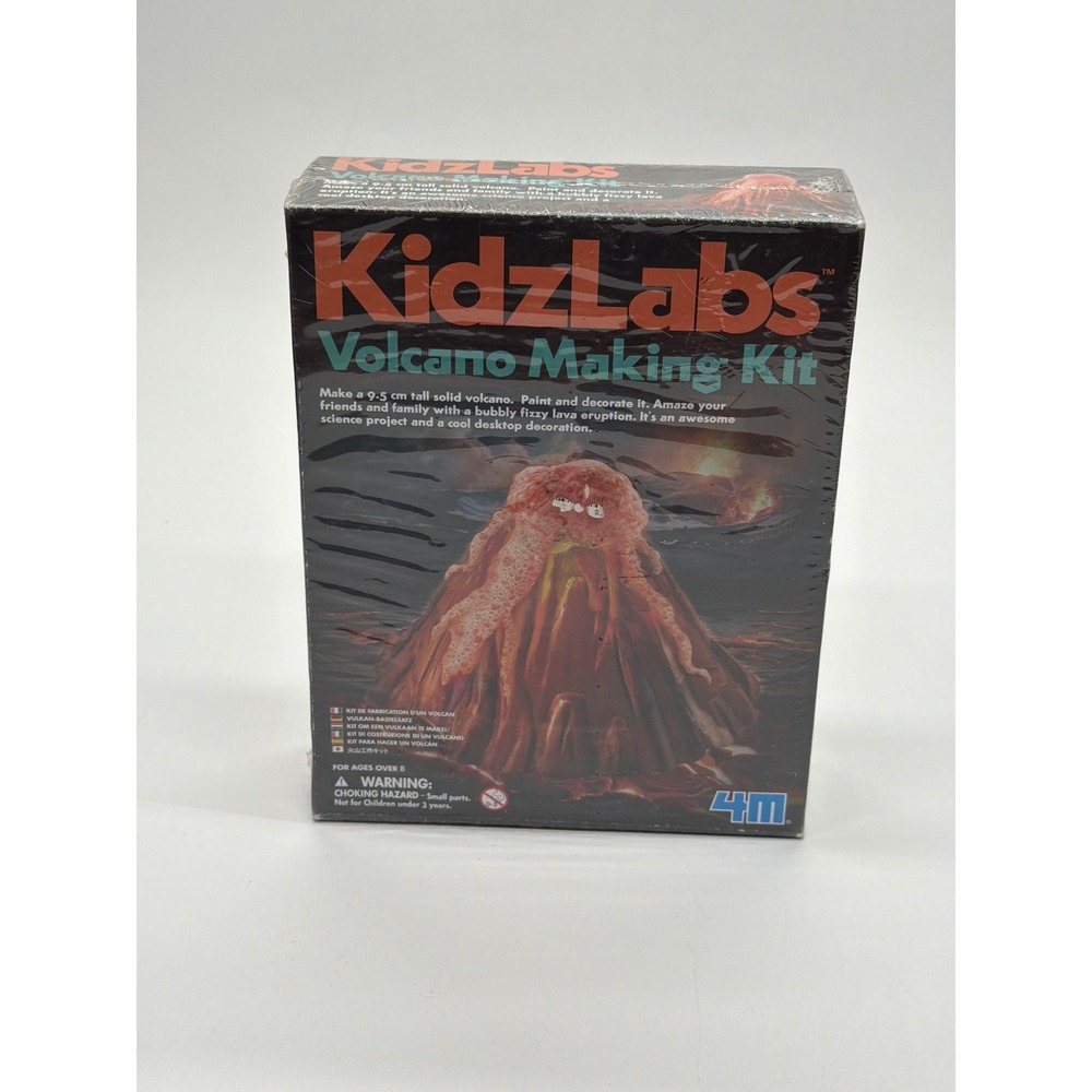 4M KidzLabs Volcano Making Kit 3431 STEM Science Educational Craft Project New